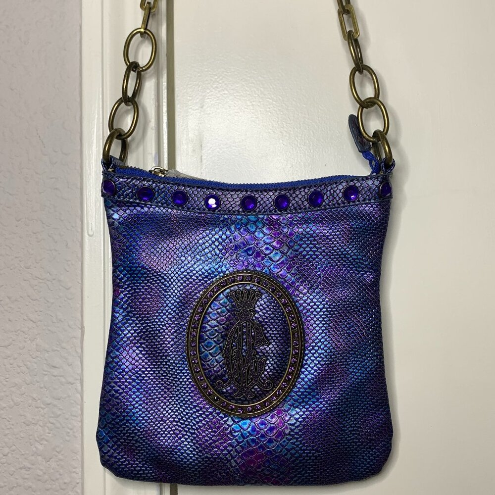 Christian Audigier Metallic Crossbody Bag